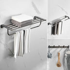 Modern Bathroom Accessories Hardware Set Gray Bathroom Accessories Set