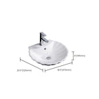 Modern Sink Solid Color Porcelain Sink