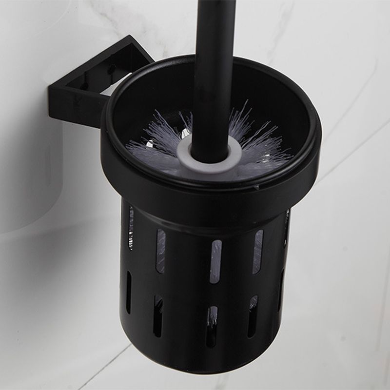 Modern Matt Black Bathroom Shelf Paper Holder Bathroom Accessory Set