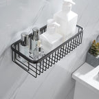 Gray 5-piece modern bathroom accessory set made of stainless steel