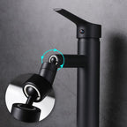 Modern Sink Faucet Copper Lever Handle Low Arc Pull Out Sink Faucet