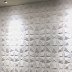 Modern Zinc Back Wall Panel Smooth Upholstered Wall Ceiling in Black and White