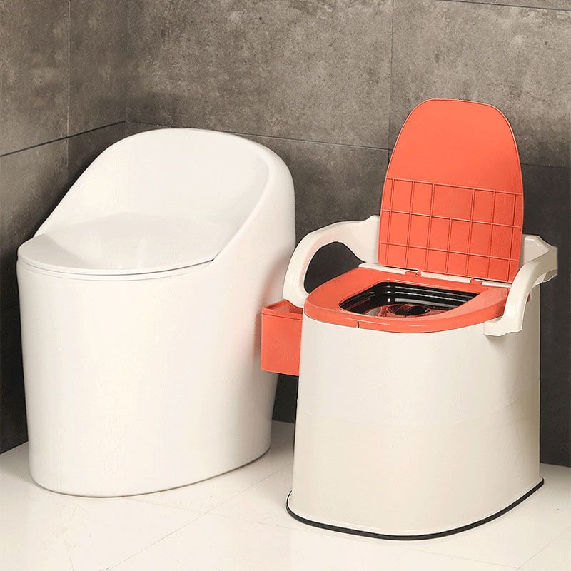 Modern Plastic Wall-mounted Toilet Bowl with Toilet Seat for the Bathroom