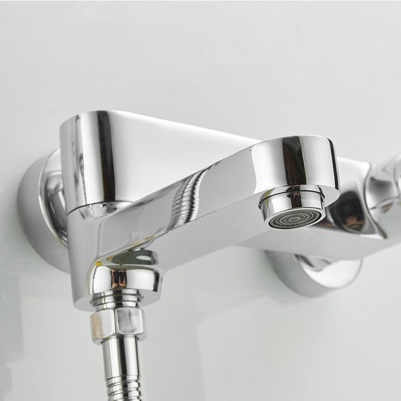 Modern Lever Mixer Bathtub Faucet Wall Mounted Bathtub Faucet