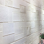 Industrial Wall Plank 3D Brick Bathroom Living Room Wall Panel Set of 1