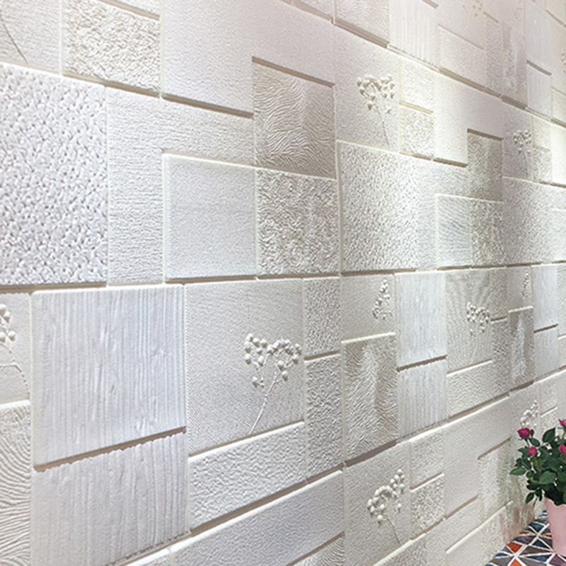 Industrial Wall Plank 3D Brick Bathroom Living Room Wall Panel Set of 1