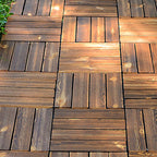 Wood Deck/Patio Floor Tiles with Click Installation Floor Slabs Tiles