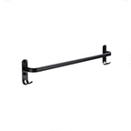 Contemporary Bathroom Accessory Set Black Surface Bathrobe Hook/Towel Ring Bar