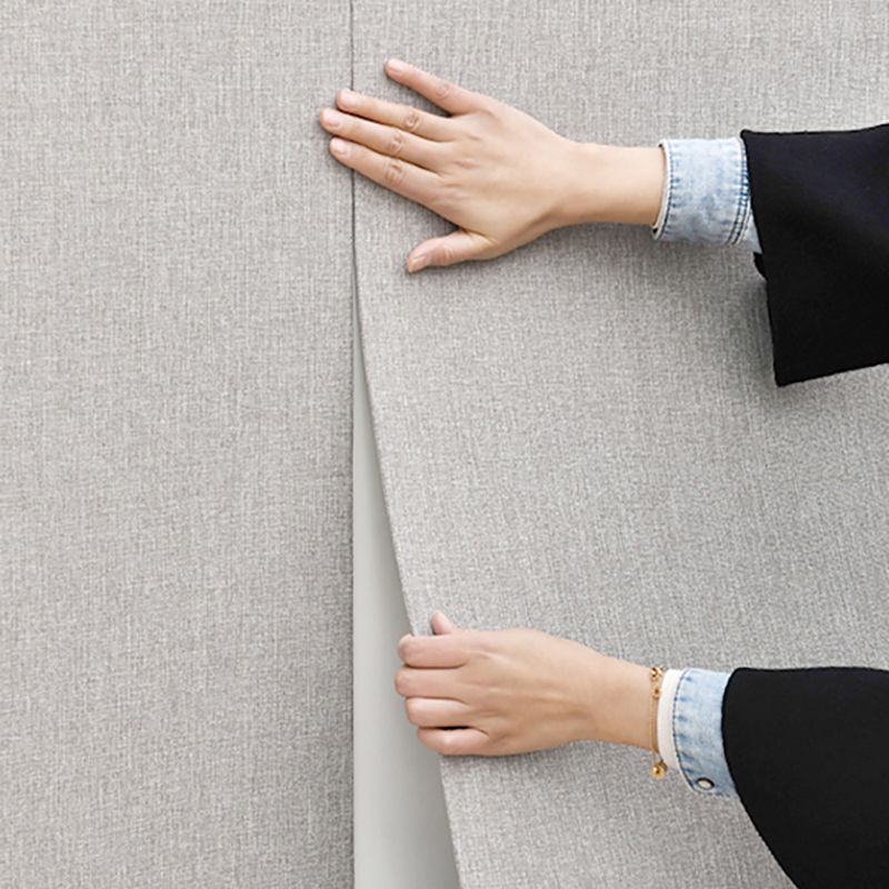 Modern Splash Guard Panels Waterproof Solid Color Peel-and-Stick Wall Covering