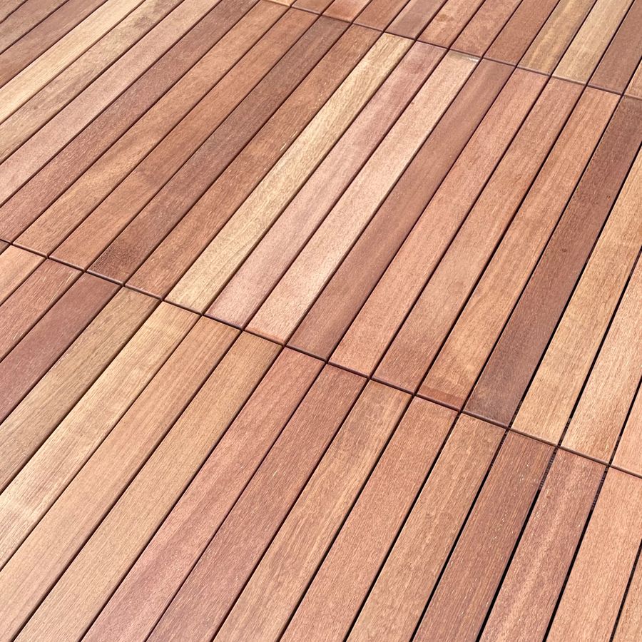 Outdoor Patio Wood Decking Interlocking Plank