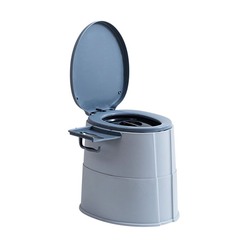 Modern flush toilet plastic round floor-mounted toilet bowl for bathroom