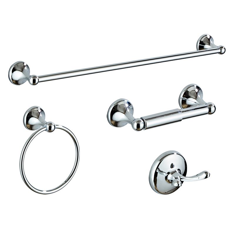 Metal Bathroom Set Traditional Style Chrome Bathroom Accessories Set