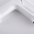 Modern Bathroom Faucet Brass Deep Curve Lever Handle with Faucet Hose