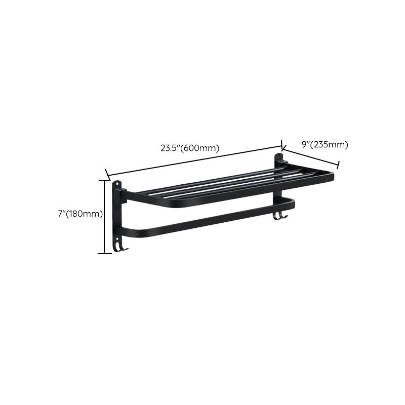 Modern Bathroom Accessories Black Paper Holder Bathroom Shelf Bathroom Accessory Set