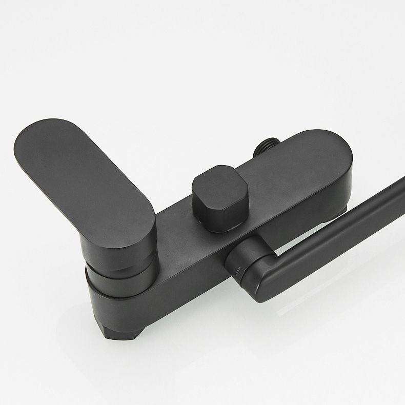 Metal Bathtub Faucet Trim Contemporary Lever Handle Bathtub Faucet Trim