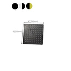 Square Shower Head Combination Standard Spray Pattern with Hand Shower