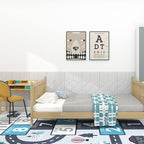 Modern PVC Cap Verflooring Smooth Wall Interior 3D Living Room Board Set of 2