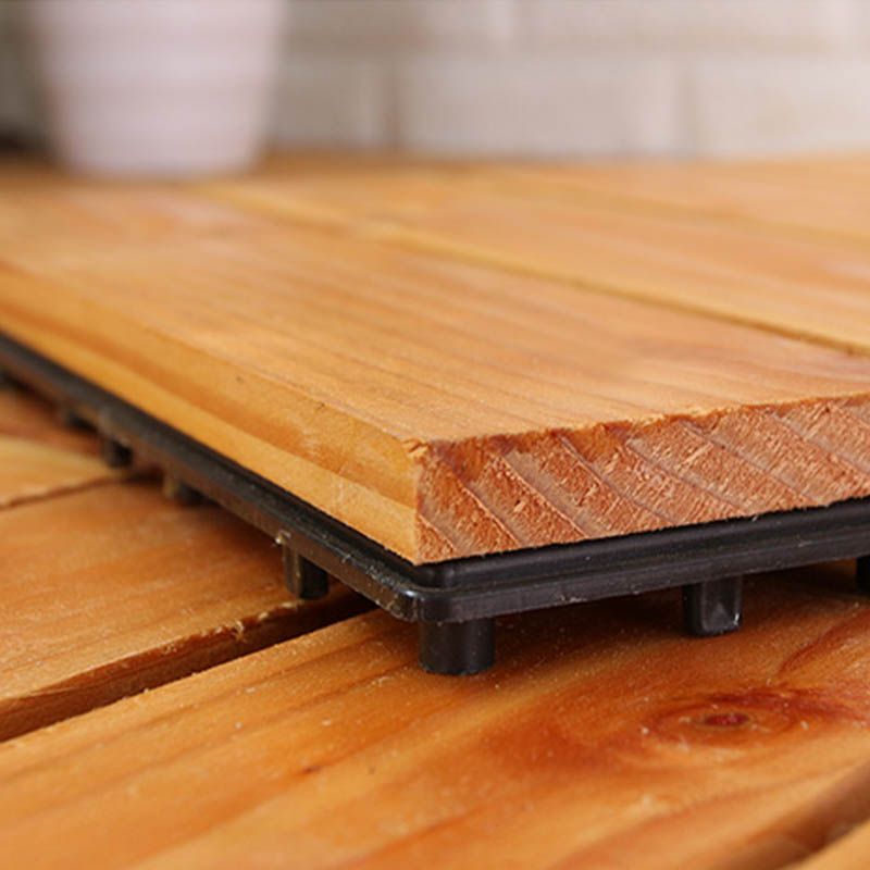 Connection Patio Floor Tiles Made of Solid Wood Patio Floor Tiles