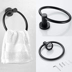 Traditional Bathroom Hardware Accessory Set Towel Ring/Bathrobe Hook/Towel Bar