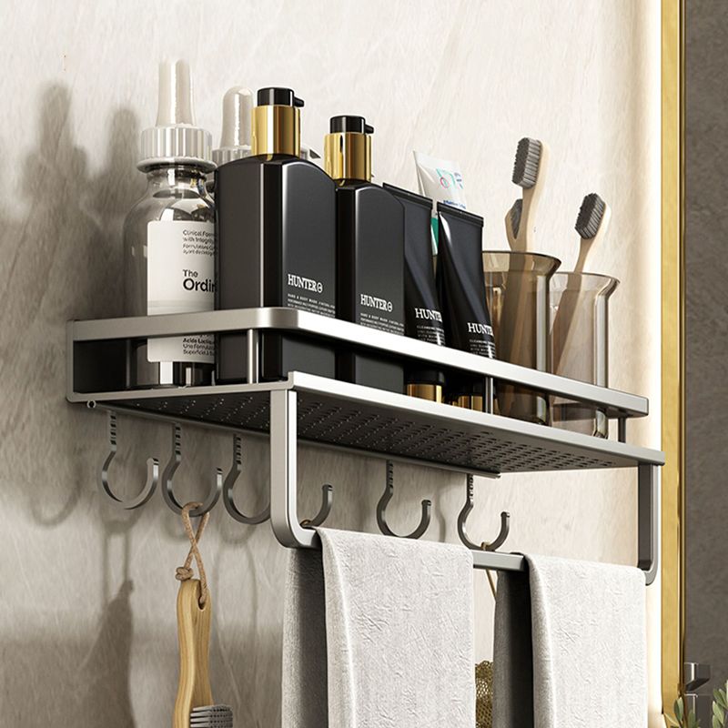 Minimalism Matte Metal Bathroom Accessory Set Modern Bathroom Rack