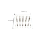 Large Shower Head 304 Stainless Steel Standard Spray Pattern Fixed Shower Head