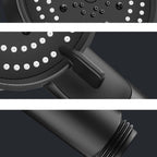 Round Hand Shower Adjustable Spray Pattern Wall Mounted Shower Head