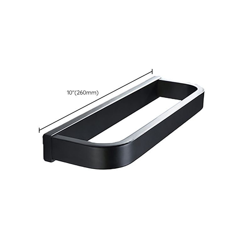 Modern Bathroom Hardware Set Bathroom Shelf Towel Bar Black Bathroom Hardware Set
