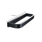 Modern Bathroom Hardware Set Bathroom Shelf Towel Bar Black Bathroom Hardware Set