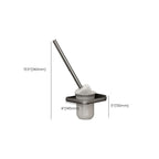 Gray contemporary bathroom accessory set Bathroom shelf/towel holder & bathrobe hook incl.
