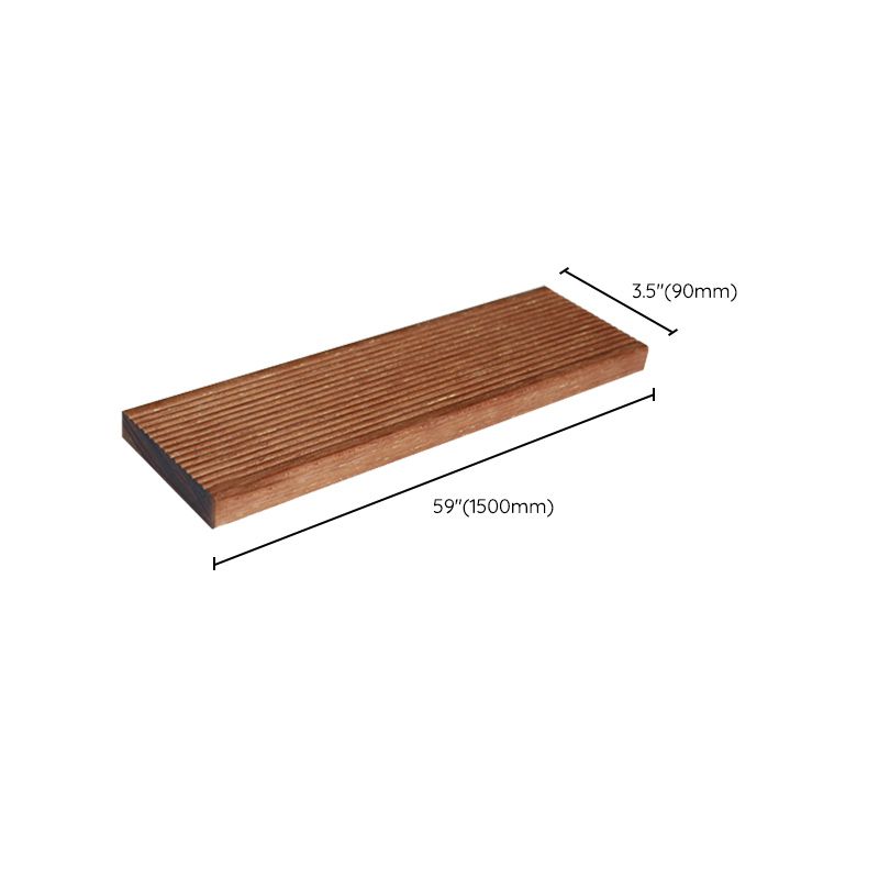 Modern solid hardwood flooring Merbau wood side cladding for terrace
