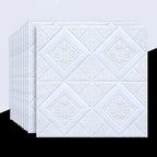 3D embossed interior wall covering Self-adhesive geometric texture wall covering