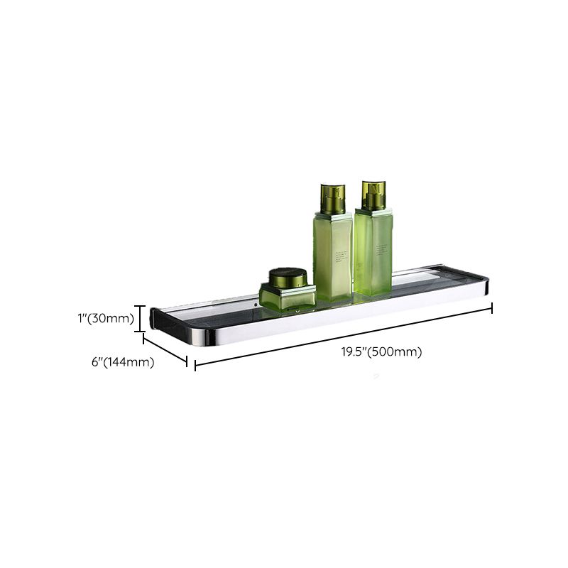 Polished Chrome Modern Bathroom Accessory Set made of Stainless Steel Towel Holder/Soap Dish