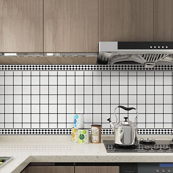 Stylish Mosaic Tile Waterproof Peel-and-Stick Backsplash Tiles
