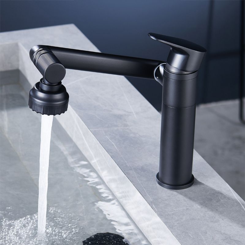 Modern Copper Low Arc Centerset Faucets Bathroom Sink Faucet