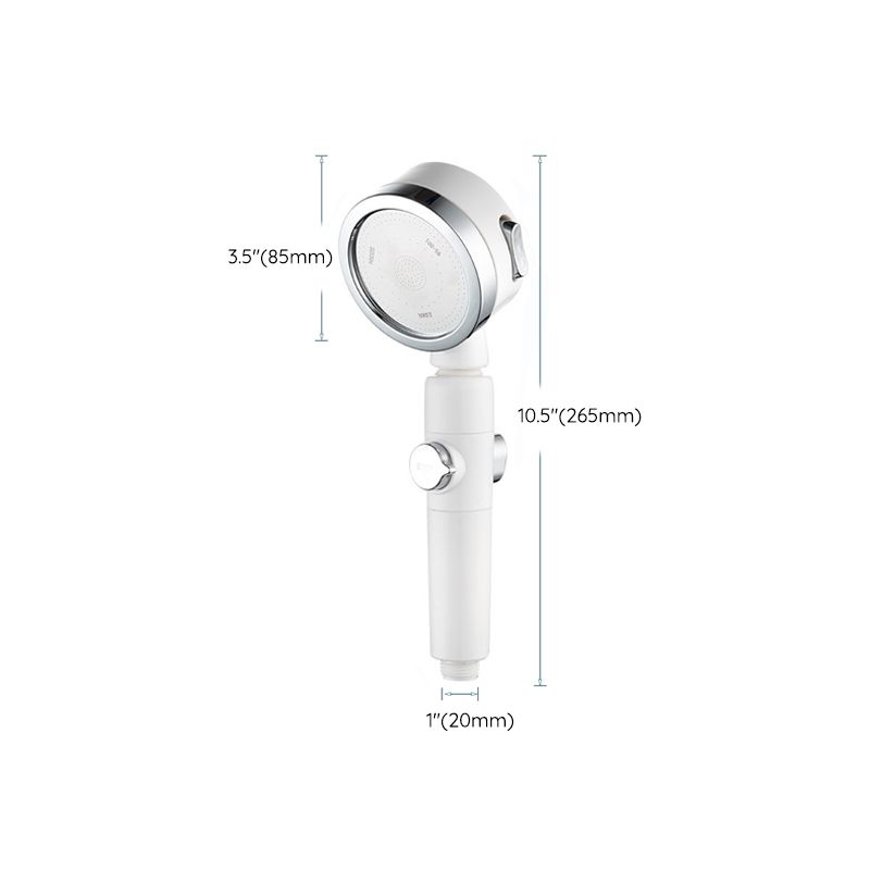 Modern handheld shower stainless steel adjustable shower head water-saving shower combo