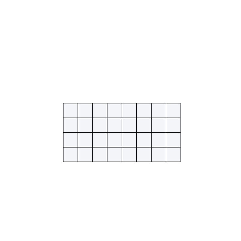 Rectangular PVC 12" X 23" 6-Pack Peel and Stick Wall Tile Kitchen and Bathroom Back Splash