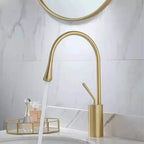 Glam Style Faucet Single Handle Basin Faucet for the Bathroom