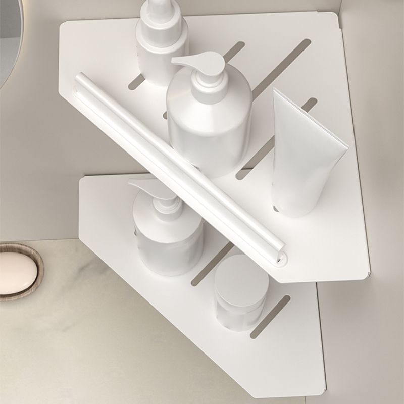 Modern White Bathroom Accessory Set Bathroom Shelf Paper Holder Bathroom Accessory Kit