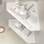 Modern White Bathroom Accessory Set Bathroom Shelf Paper Holder Bathroom Accessory Kit