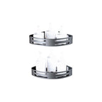Matt gray bathroom accessory set bathroom shelf/towel holder & paper holder included