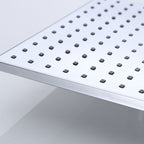 Square Shower Head Combo Large Shower Head with Hand Shower