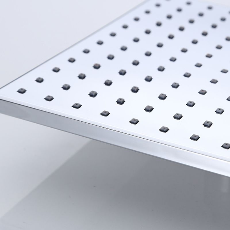 Square Shower Head Combo Large Shower Head with Hand Shower