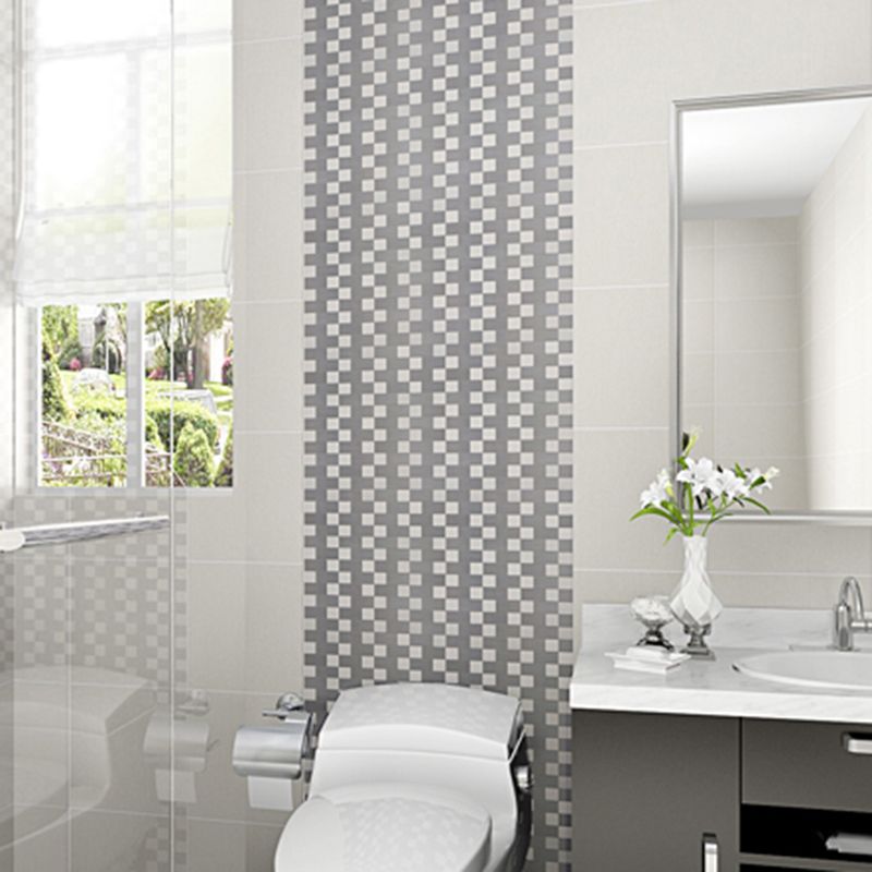 Square Peel & Stick Mosaic Tile Waterproof Mosaic Tiles Wallpaper