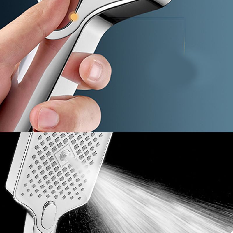Modern Rectangular Hand Shower Water-Saving Wall-Mounted Hand Shower