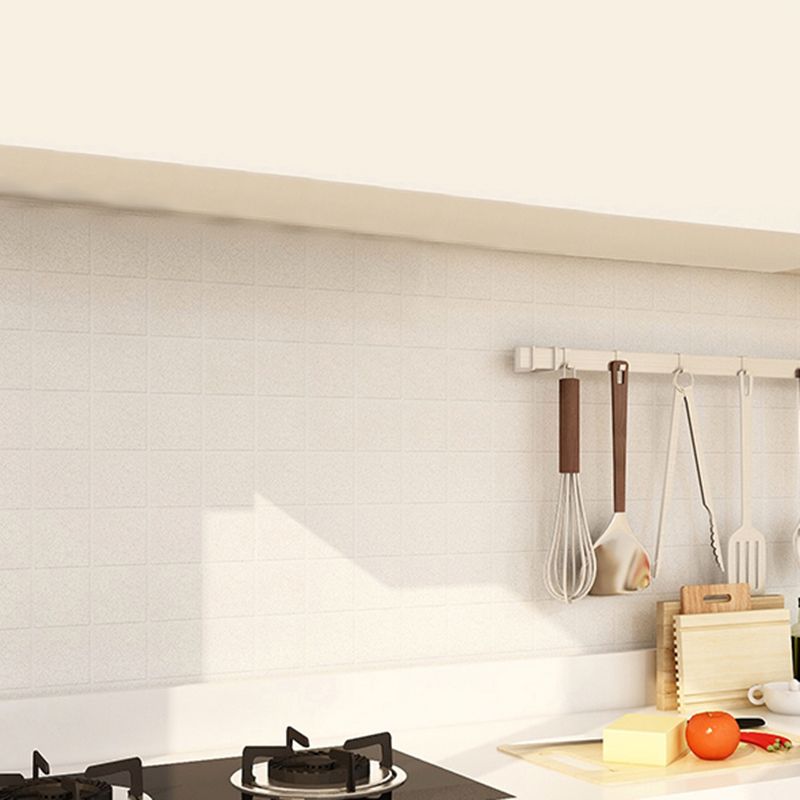 Modern Mosaic Tiles Smooth Peel & Stick Backsplash Wallpaper for Kitchen
