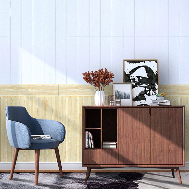 3D Embossed Interior Wall Covering Self-Adhesive Wood Look Wall Paneling