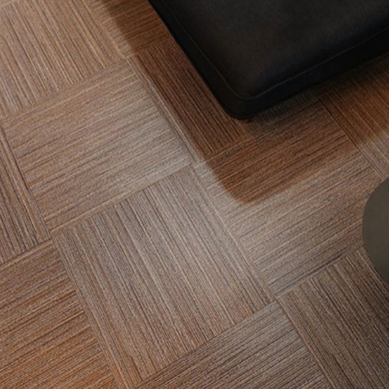 Square Scratch Resistant Plastic Floor Waterproof Peel & Stick Floor Tiles