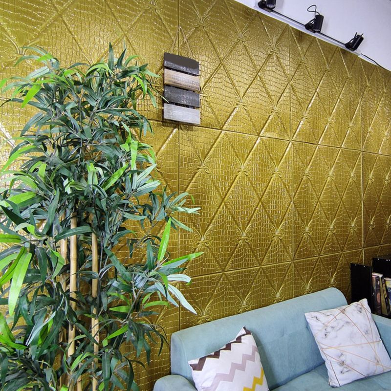 Industrial Wall Board 3D Print Bathroom and Living Room Wall Panel Set of 1