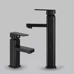 Industrial Bathroom Faucet Stainless Steel Lever Handles with Water Hose Sink Faucet
