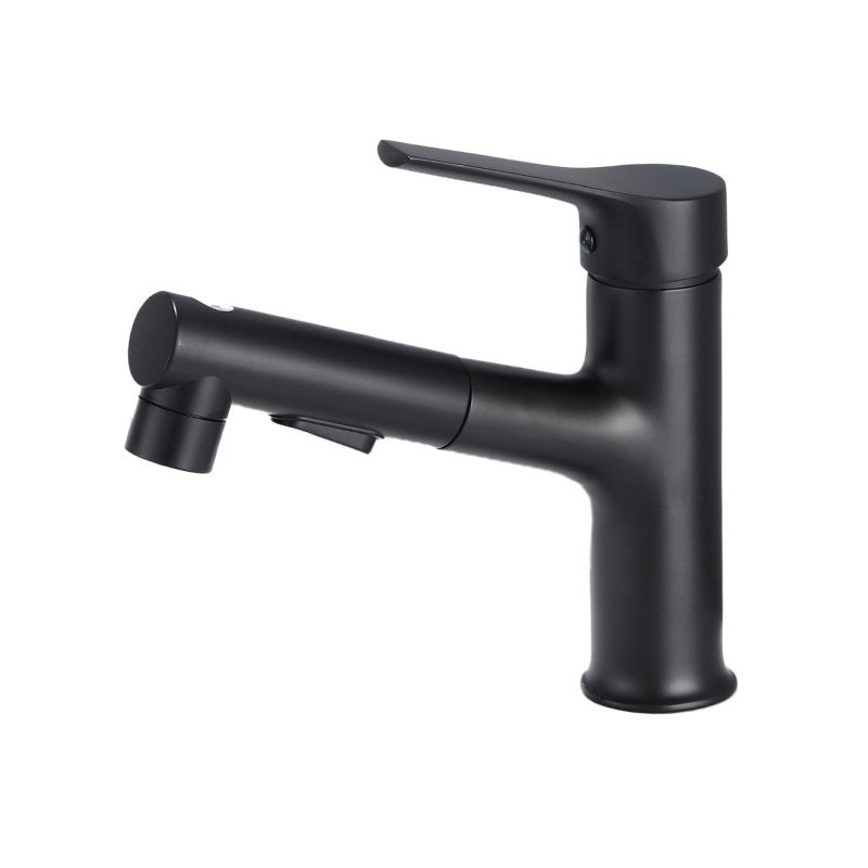Modern Sink Faucet Uniform Color Metal Sink Bathroom Faucet